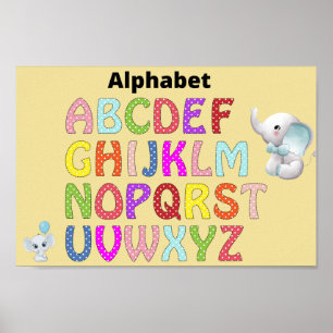 Affiche alphabet
