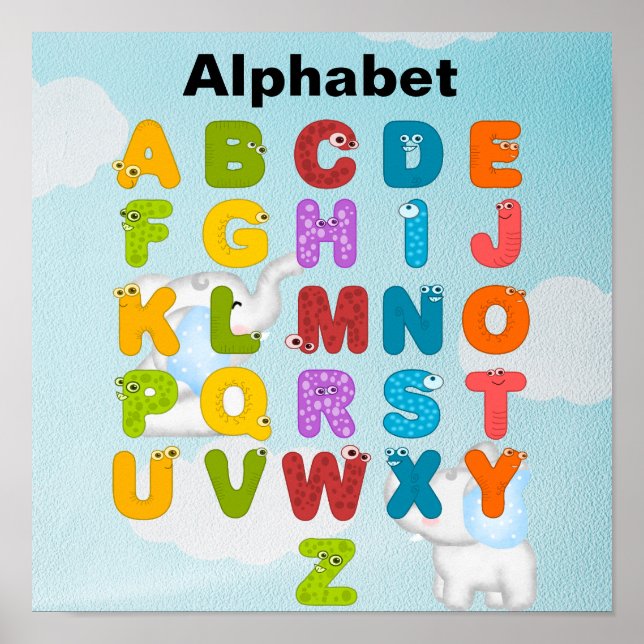 Affiche alphabet (Devant)
