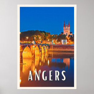 Affiche Angers Photo Vintage  Poster