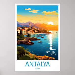 Affiche Antalya Vintage Park Ski Voyage National