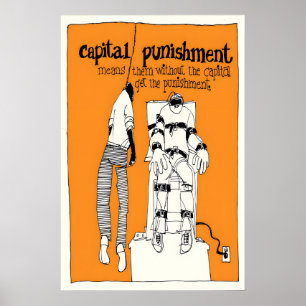 Affiche Anti Peine Capitale Politique Humain