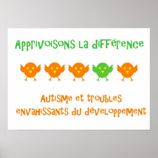 Affiche - Apprivoisons la différence