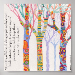 Affiche Arbres de Sharon Bonin-Pratt