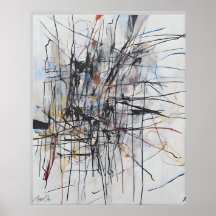 Affiche | Art Abstrait | Contenu AI