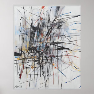 Affiche   Art Abstrait   Contenu AI