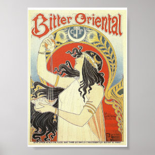 Affiche - Art Nouveau Bitter Oriental