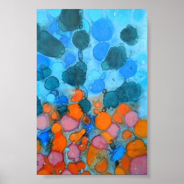 Affiche artistique abstraite (Devant)