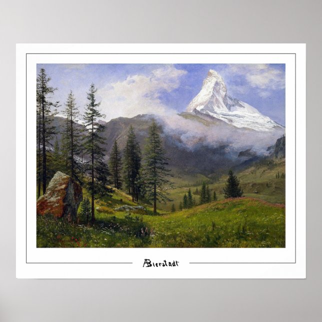 Affiche artistique Albert Bierstadt Zedign #271 (Devant)
