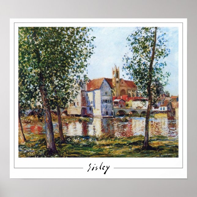 Affiche artistique Alfred Sisley Zedign #579 (Devant)