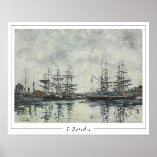 Affiche artistique Eugène Boudin Zedign #217-2