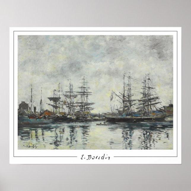 Affiche artistique Eugène Boudin Zedign #217-2 (Devant)