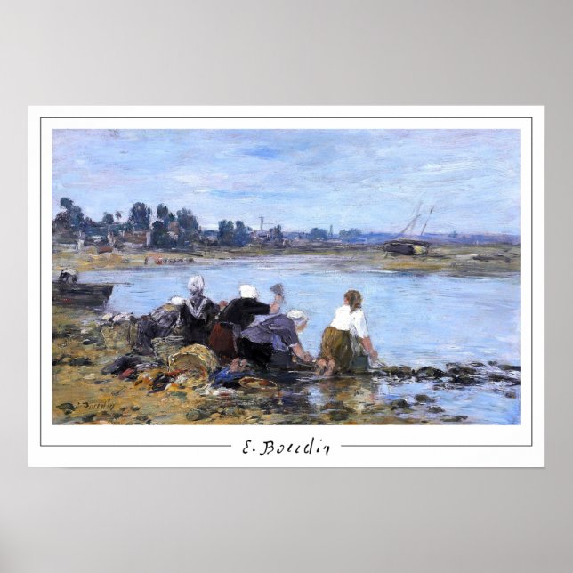 Affiche artistique Eugène Boudin Zedign #233 (Devant)