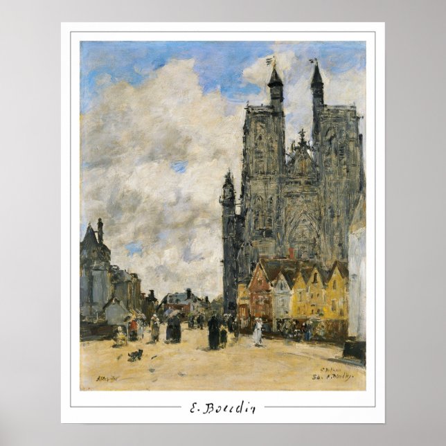 Affiche artistique Eugène Boudin Zedign #2-2 (Devant)