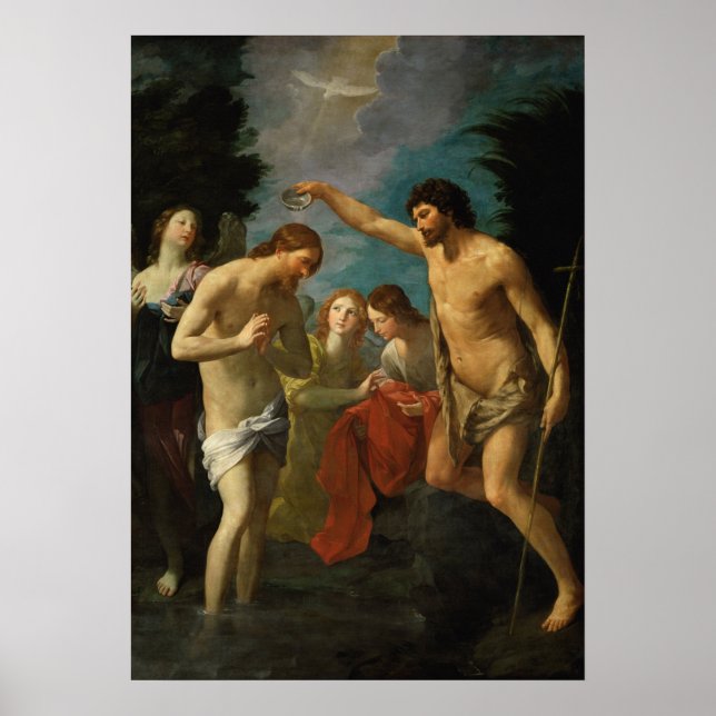 Affiche artistique "Le Baptême du Christ" (Devant)