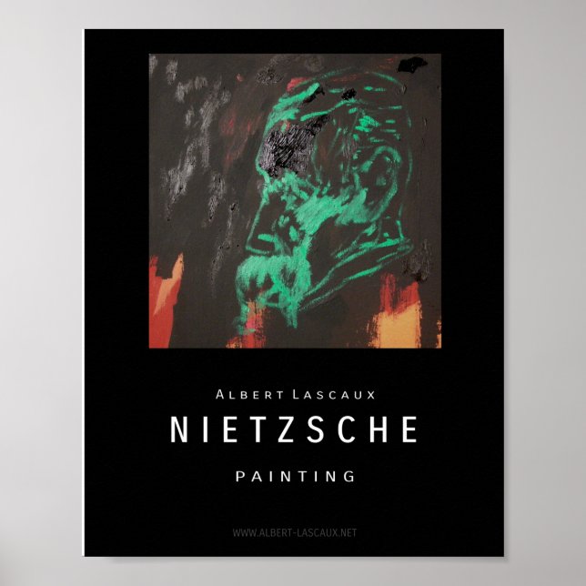 Affiche artistique 'NIETZSCHE' (Devant)