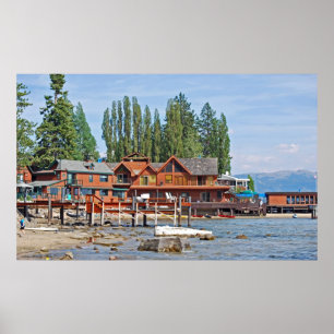 affiche au bord de la plage