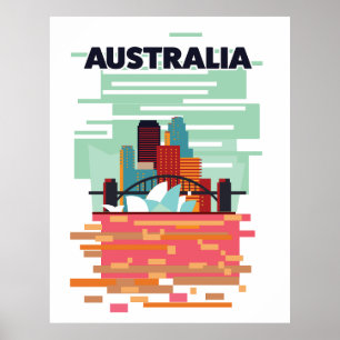 affiche Australie Travel