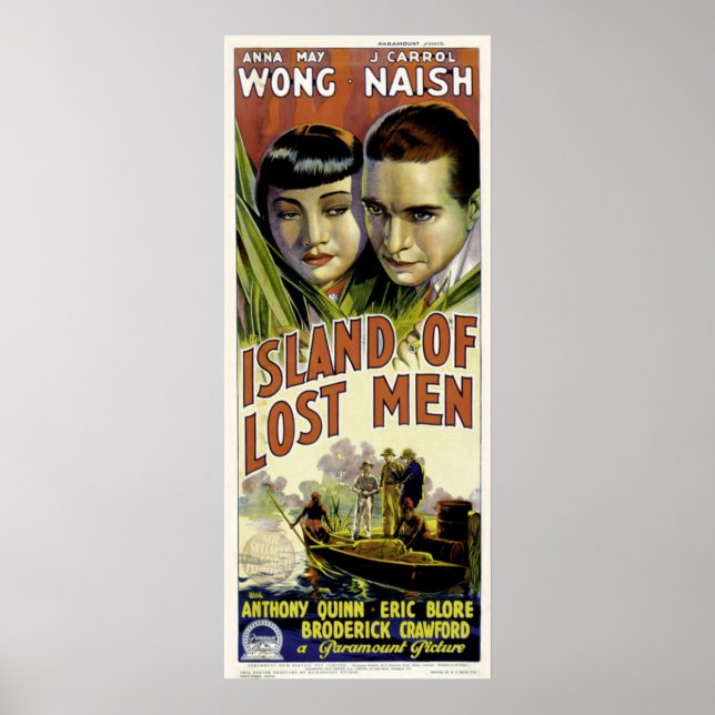 Affiche australienne ~ Île des hommes perdus ~ Fil (Devant)