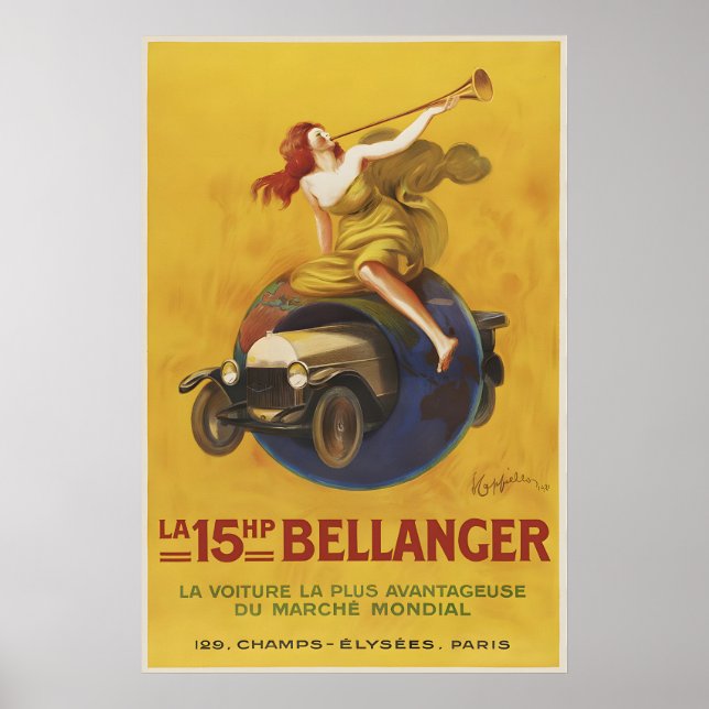 Affiche Auto Bellanger (Devant)