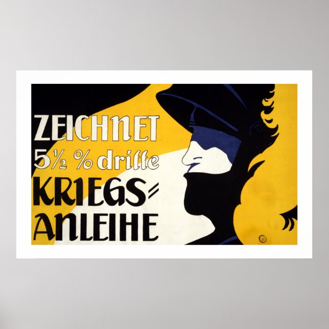 Affiche autrichienne des obligations de guerre (bl (Devant)