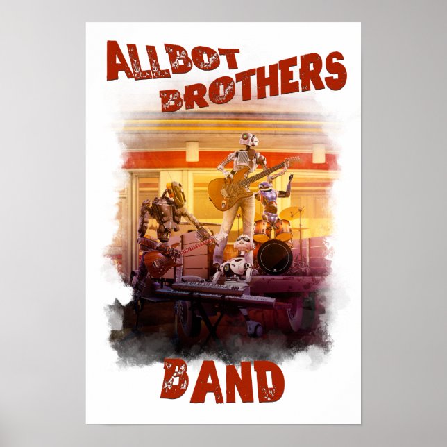 affiche avec Allbot Brothers Band de BSR (Devant)