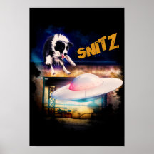 affiche avec Snitz de Bob's Saucer Repair