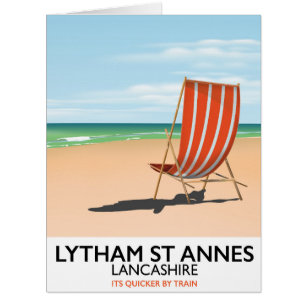 Affiche balnéaire Lytham St Annes Lancashire