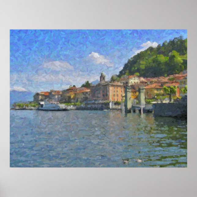 Affiche Bellagio, Lac de Côme (Devant)