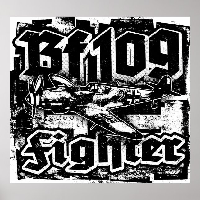 Affiche Bf 109 (Devant)