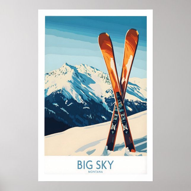 Affiche Big Sky Montana 1 (Devant)