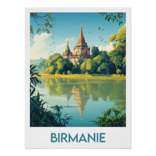 Affiche Birmanie
