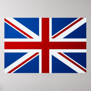 Affiche britannique de drapeau
