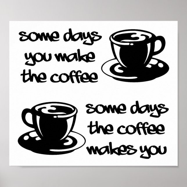 Affiche Café Rend Drôle (Devant)