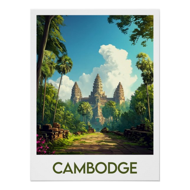 Affiche Cambodge (Devant)