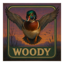 Affiche Canard branchu