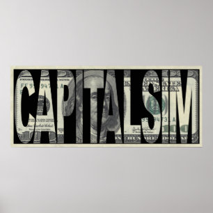 Affiche capitaliste de l'argent
