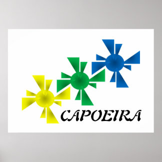 affiche capoeira arts martiaux