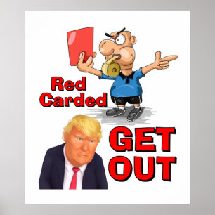 Affiche Carton Rouge