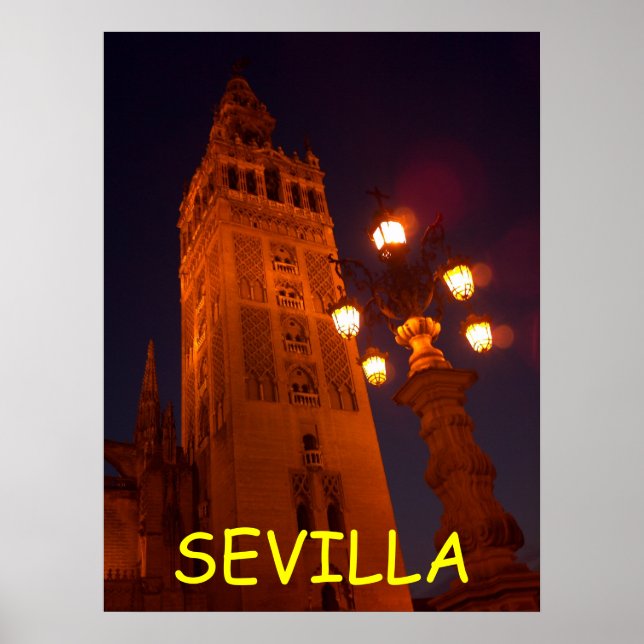 Affiche Catedral-Espagne de Séville (Devant)