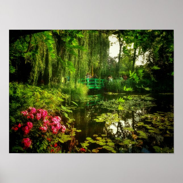 Affiche célèbre Claude Monet Giverny Pond Lilies (Devant)