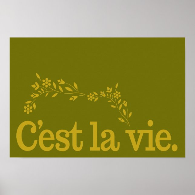 Affiche C'est La Viecustom (Devant)