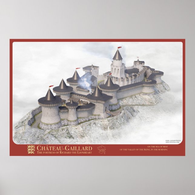 Affiche CHÂTEAU-GAILLARD - Sur la mer de mi d'hive (Devant)