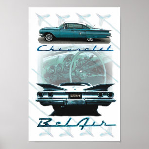 Affiche Chevy Bel Air