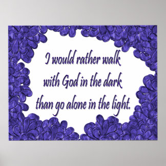 Affiche chrétienne avec inspiration