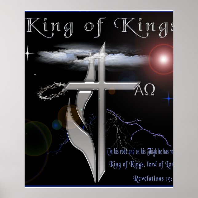 Affiche chrétienne du roi des rois (Devant)