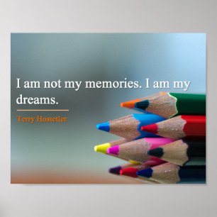 Affiche - citation inspirée de rêves et de