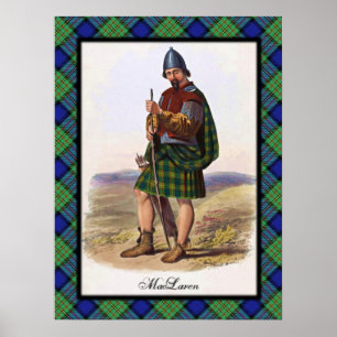 Affiche Clan MacLaren Rêves Écossais