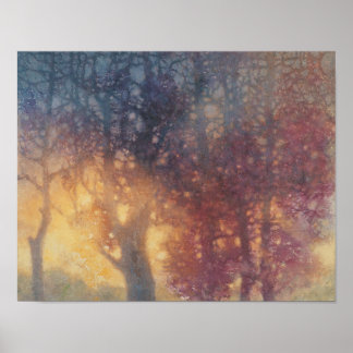 Affiche colorée d'automne