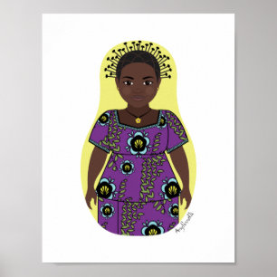 Affiche congolaise Matryoshka