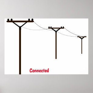 Affiche connectée